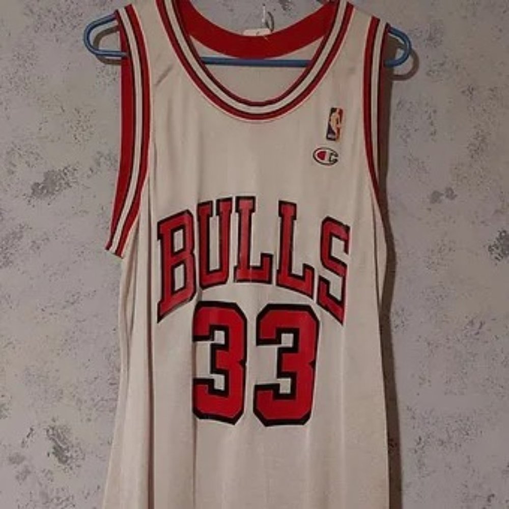 Bulls Pippen #33 Jersey, Men's Large  {044}